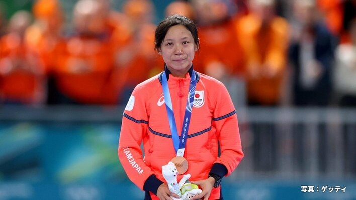スピードスケート女子・髙木美帆選手（31）1000mで『銅』メダル獲得