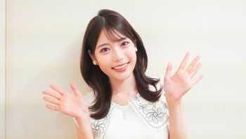 竹俣紅アナ 強風の中での撮影で苦労「カメラに笑顔を向けて頑張りました」