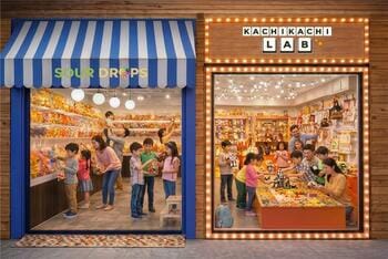 SNSで話題の「スウェーディッシュキャンディ」も登場！カラフルお菓子×カスタム雑貨の新ショップがWHATAWONにオープン