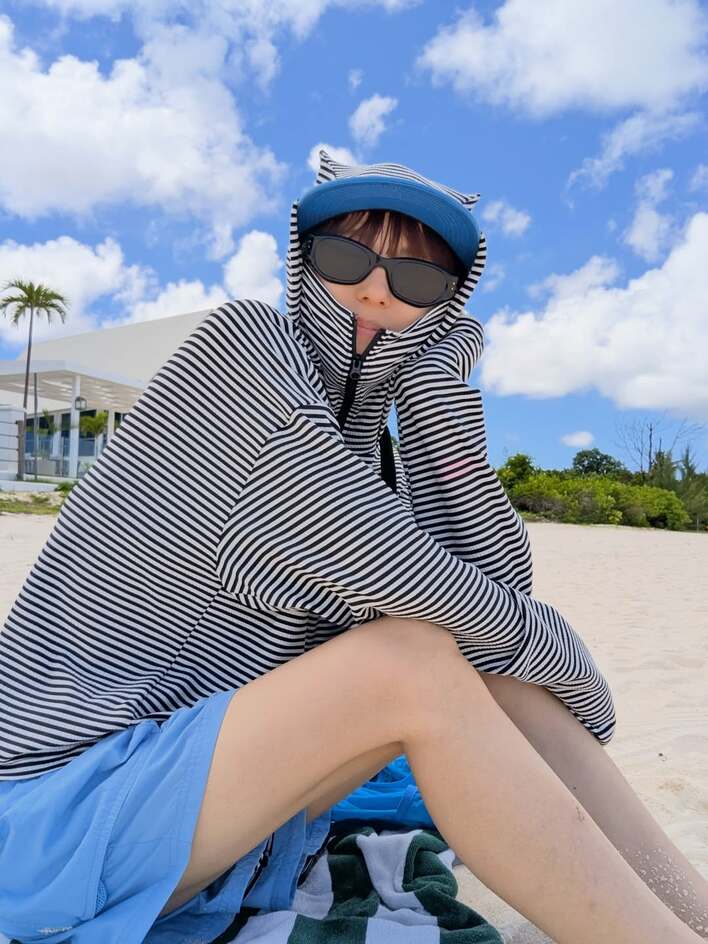 粋な息子」若槻千夏 グアムで8歳長男に“おごってもらった”大きなピザ