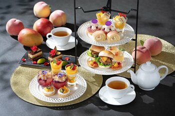 【ANAクラウンプラザホテルグランコート名古屋】7・8月限定　アフタヌーンティー「桃とマンゴー」