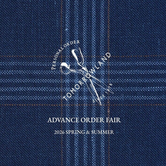 DRESS ADVANCE ORDER FAIR｜名門服地をTOMORROWLAND（トゥモローランド）で仕立てる、先行パーソナルオーダー