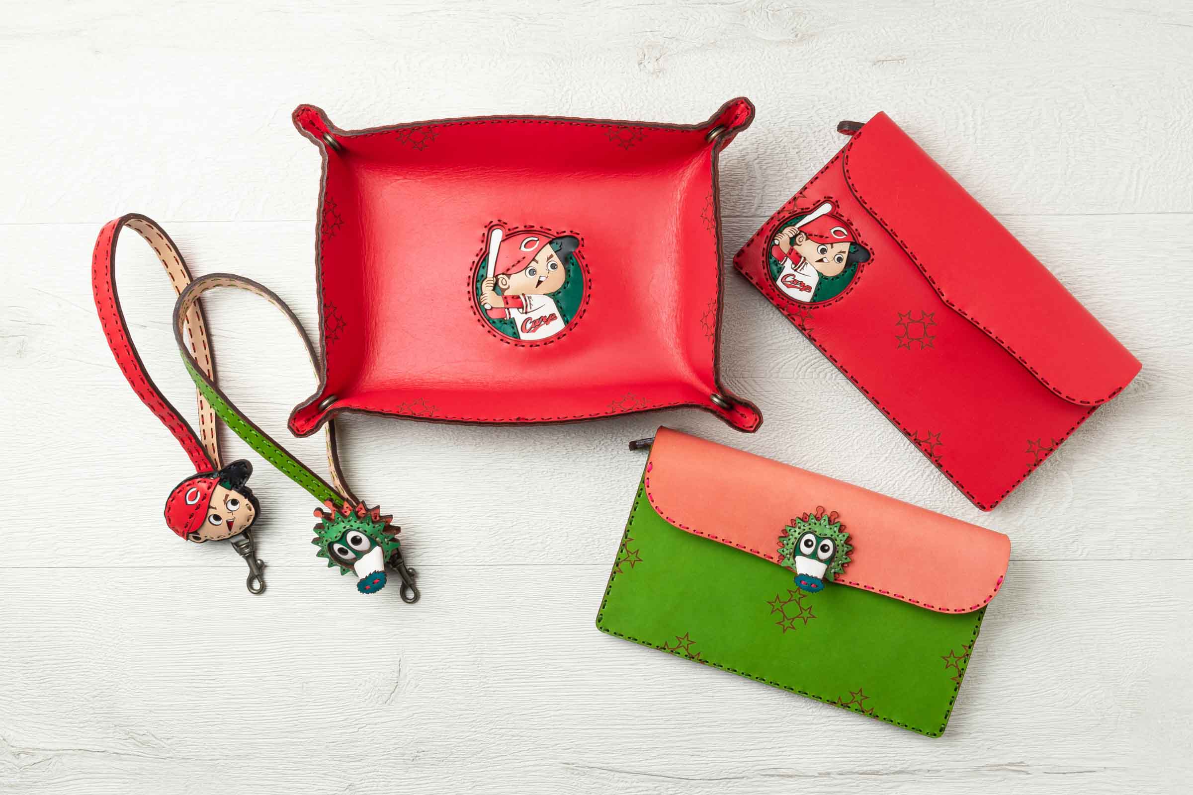 プロ野球球団「広島東洋カープ」とハンドメイドレザーブランド OJAGA