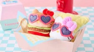 ハローキティがバーガーに！？サンリオキャラがアメリカンフードに大変身！この夏誕生の新ぬいぐるみシリーズ第1弾が可愛すぎる