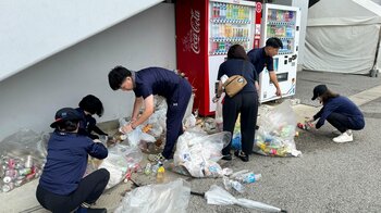 沖縄全島エイサーまつり後の清掃ボランティア参加のご報告