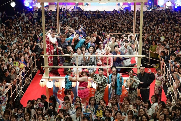 金髪リリーの浴衣姿に「ホストの夏イベント？」盛山がツッコミ炸裂 2年ぶり「見取り図盆踊り 2026」で3000人が熱狂