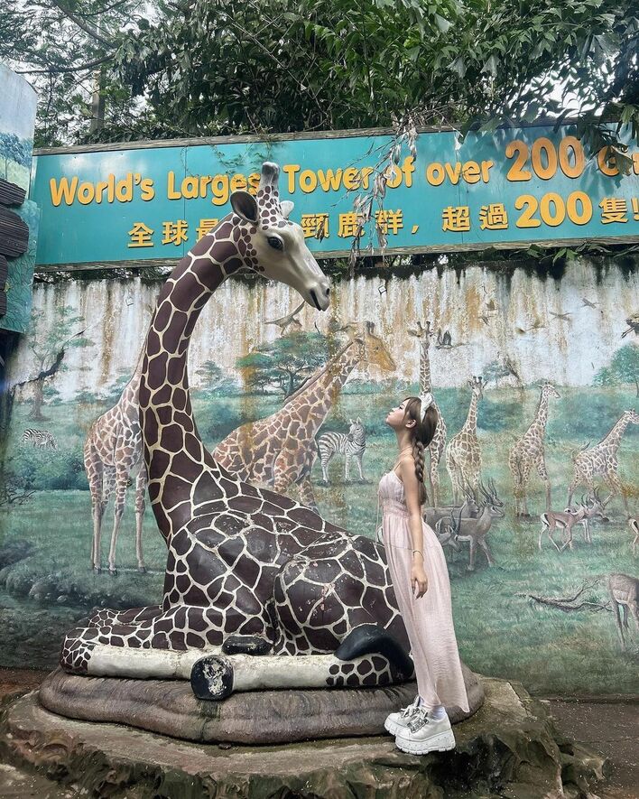 ティーンのカリスマ・さくら「ちゅーされた」念願のサファリワールドで