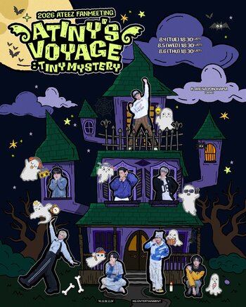 「2026 ATEEZ FANMEETING ATINY’S VOYAGE : TINY MYSTERY IN JAPAN」各日13:30より、当日券の販売決定！