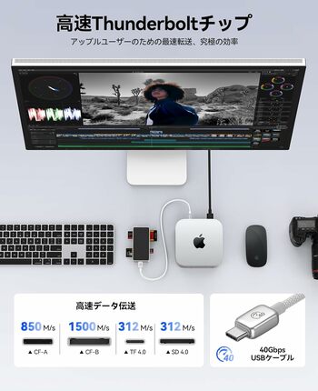 ORICO、4種メディア同時読み込みに対応するプロ向けマルチカードリーダーを発表