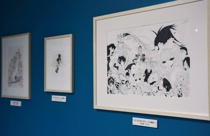 同級生　中村明日美子 ２０年展　数量限定　直筆サイン入り複製原画「blanc」 中村明日美子『中村明日美子20年展』 直筆サイン入り 複製原画