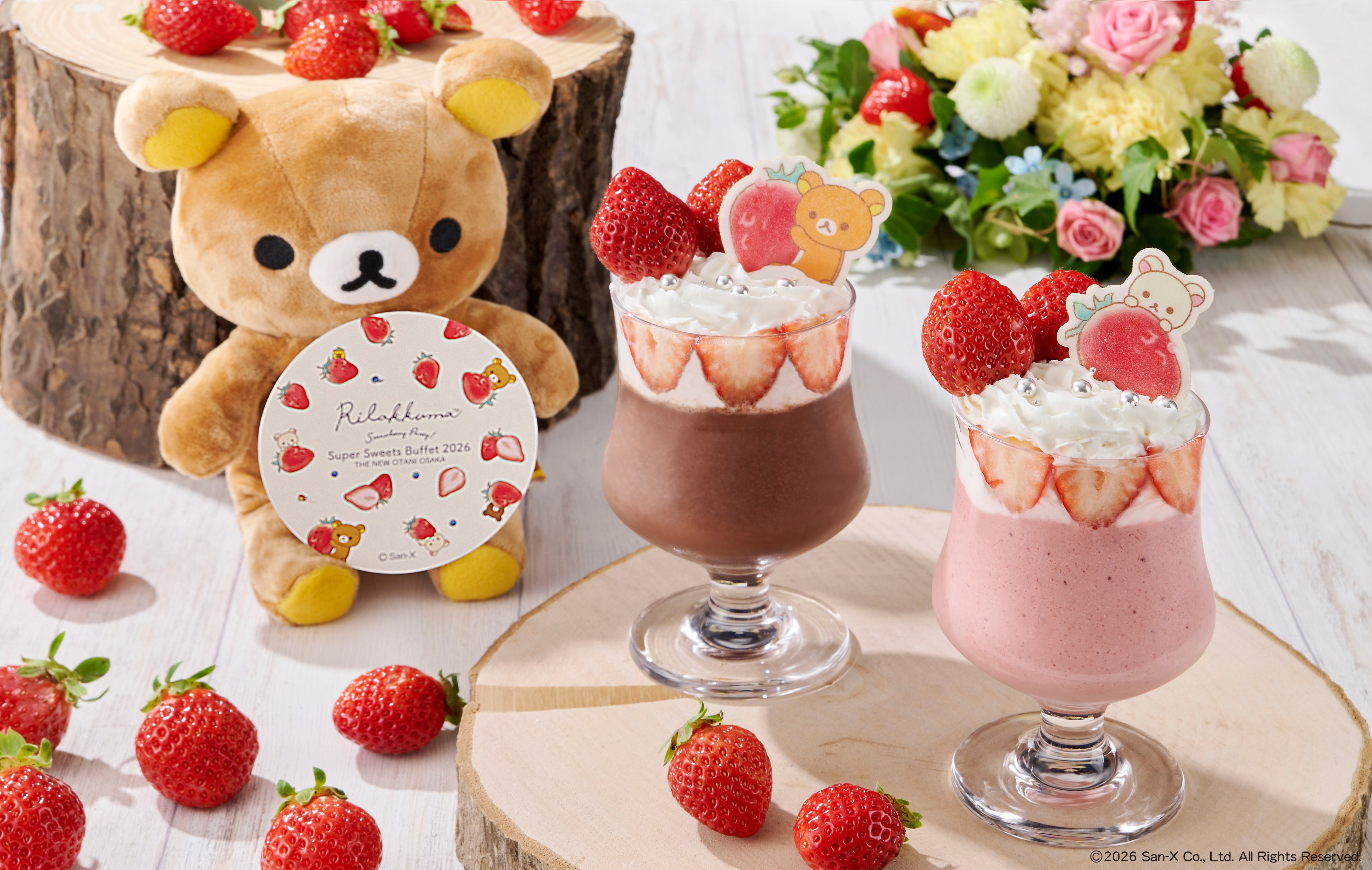 ホテルニューオータニ大阪にて開催される“恋するいちご”ビュッフェに