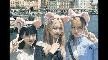 ME:I　オフの日に猫耳カチューシャ付けてディズニーシーを満喫！SHIZUKU・KOKONA・SUZUのかわいすぎる3ショットも