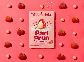 食感を楽しむ“おいしい音色”のフルーツキャンディが登場！　カンロ「パリプルンキャンディいちごミルク味」発売