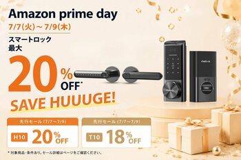 Chatlock、スマートロックで民泊・施設運営の鍵管理を効率化。Amazonプライムデー先行セールでH10・T10シリーズを最大20％OFF提供