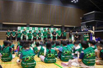 プロバスケットボールクラブ「横浜エクセレンス」による、横浜市内各種ホームタウン活動に関する実施報告(EX Community Project / 8月)