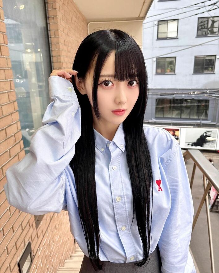 高嶺のなでしこ】松本ももな ファンからのリクエストで黒髪ロングを