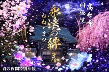 【京都】高台寺 「春の夜間特別拝観」今春のテーマは「永遠の絆 春　～ねねとまつ～　」新作プロジェクションマッピングを2026年3月1３日（金）より公開 ！