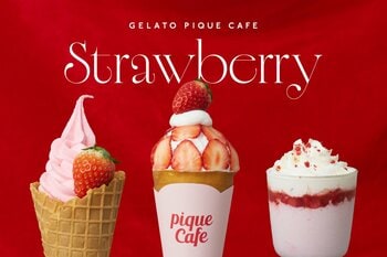 【gelato pique cafe】春のときめきとたっぷりのいちごを詰め込んだ” Strawberry”フェアを開催！ズコットクレープやスムージー、ソフトクリームで楽しむ甘酸っぱいご褒美スイーツ