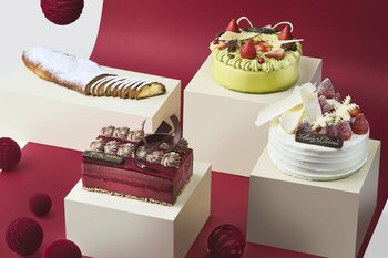 【ウェスティン都ホテル京都】2026年クリスマスケーキは香りと酸味で仕立てる後味の軽やかな3種ーアールグレイ、ピスタチオ、苺　10月1日より予約受付開始