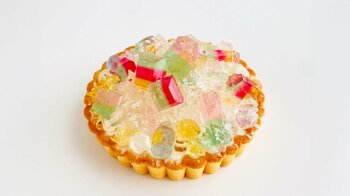 食べられる誕生石！10月の誕生石トルマリンをイメージしたアイスタルトを20台の限定販売