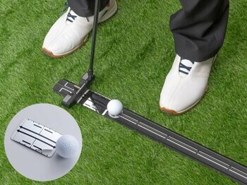 「感覚」頼みのパットをわずか9cmで正しい構えに“見える化”するパター練習用ミラー登場