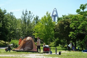 大野極楽寺公園キャンプフィールド　一般公募宿泊体験会開催