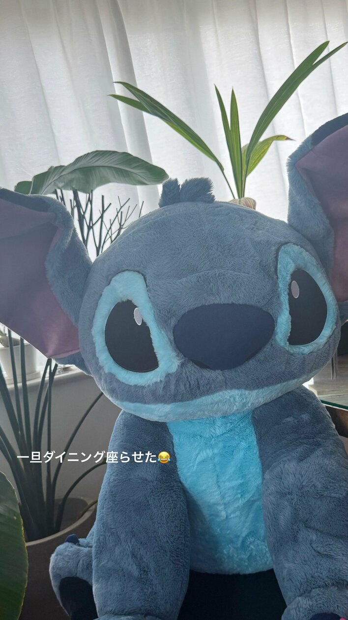 デッカっっ」みちょぱが買った“超特大スティッチ”に反響 「これ