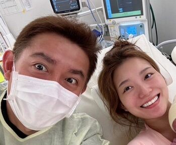 蜂谷晏海(32) 第1子出産！「ハンバーグベビー」と夫・井戸田潤との家族3ショット公開！“ハンバーグ師匠”も報告