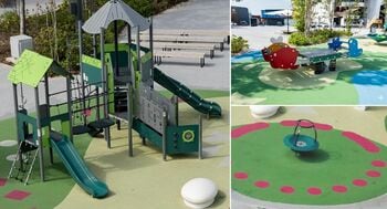 【ホテルオークラ神戸】大阪・関西万博「光の広場」の遊具が「キッズプレイエリア」へ移設決定