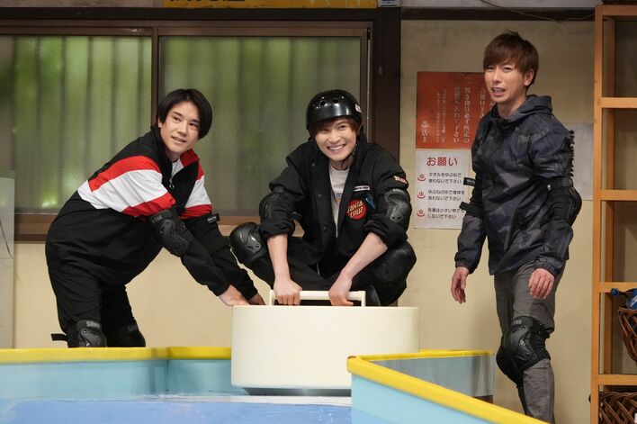A.B.C-Z、錦鯉がはこね男子と「人間カーリング」で対決！