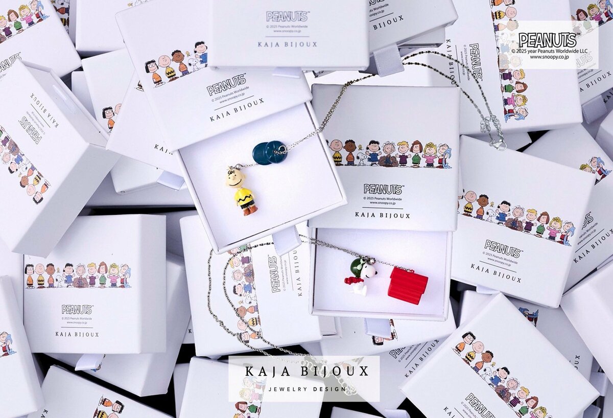 PEANUTS75周年｜KAJA BIJOUXからPEANUTS新作ジュエリー＆初のPetite