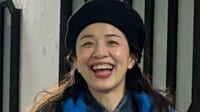 浜口京子 秋冬先取りの“上級”私服コーデに大反響！差し色アイテム使いこなしたデニムオンデニム姿に「モデルみたい」「真似したい」