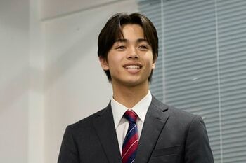 『二コラ』モデルで現役高校生・安藤冶真が第6話に出演！「日の出鉛筆」への入社に情熱を傾ける就活生・新山健太郎役『人事の人見』