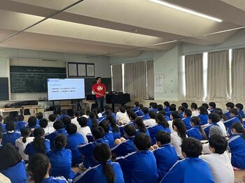 佐倉市の子どもたちの学びがネパールで笑顔に――臼井中・間野台小・王子台小でフィードバック講演会を実施
