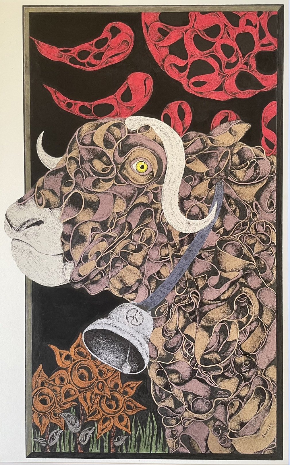 アートギャラリー Life🎪🎠🔥💀 Untitled / 1303x1940mm x2p / Oil on Canvas