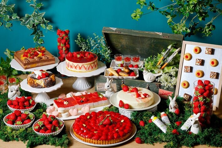 国産苺の食べ比べや滋賀県産＜みおしずく＞を使ったいちごタルトなど いちごスイーツをたっぷり愉しむスイーツビュッフェ『苺の森のアトリエ』 琵琶湖ホテルで2026年1月24日（土）から開催