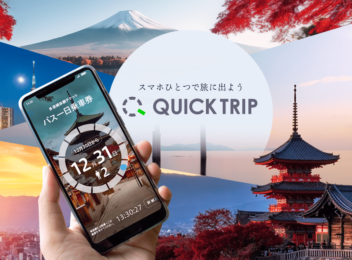 モバイルチケットシステム「QUICK TRIP Ticket」、那智の滝へ行ける