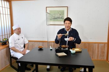 松岡修造「僕のおなかもじゅんじゅんしてきた」琵琶湖の鮎料理を絶賛