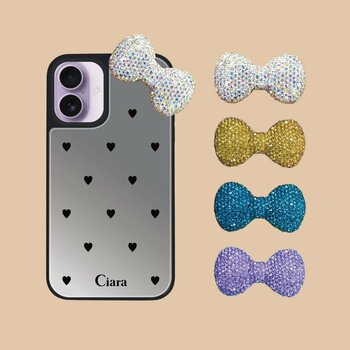 スマホケースをカスタムする大人気の「ビジューリボンチャームシール」に待望の新色が登場！オーロラやブルーなど全10色のラインナップへ