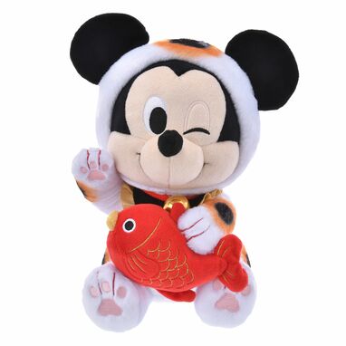 ミッキーたちが和風な猫コスチューム姿に！ディズニー迎春