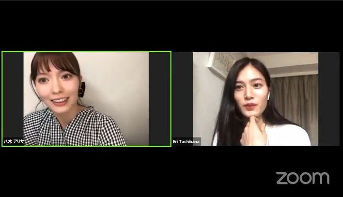 人気の美容女子・八木アリサ＆立花恵理が“おうちメイク”用のオススメコスメ紹介！