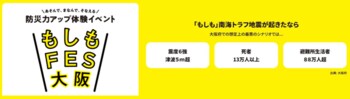 ～東日本大震災から15年～「もしも」南海トラフ地震が起きたなら？防災イベント「もしもFES大阪2026」に出展
