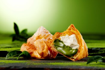 ＜秋葉原店限定＞宇治抹茶の苦みとミルクのまろやかさが重なる。【東京ミルクチーズ工場 Cow Cow Kitchen】より『ミルクパイ 宇治抹茶』を4月17日（金）に発売いたします！