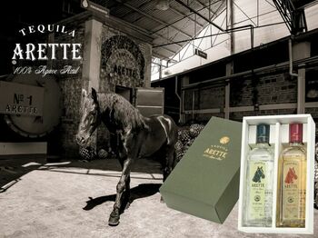 【新発売】午年に名馬のテキーラを贈る。100%アガベ無添加クラフトテキーラ「Arette（アレッテ）」飲み比べギフトセットを販売開始