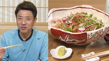 松岡修造が「冷やしかしわそば」で地鶏とそばのハーモニーを堪能