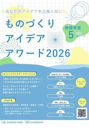 【ものづくりアイデア・製作協力企業　募集中】