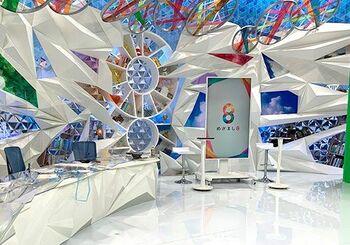 『めざまし8』美術デザイナーが明かすセットの秘密！通常はやらない白を基調にし、アートミュージアムのような空間に