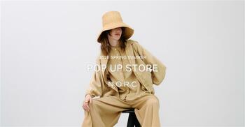＜N.O.R.C（ノーク）＞2026年春夏コレクション 期間限定ポップアップストアを東京・大阪・名古屋の3都市で開催