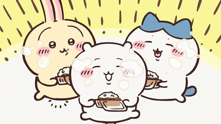 アニメ『ちいかわ』 第288話「カップ焼きそば/焼きそばごはん」