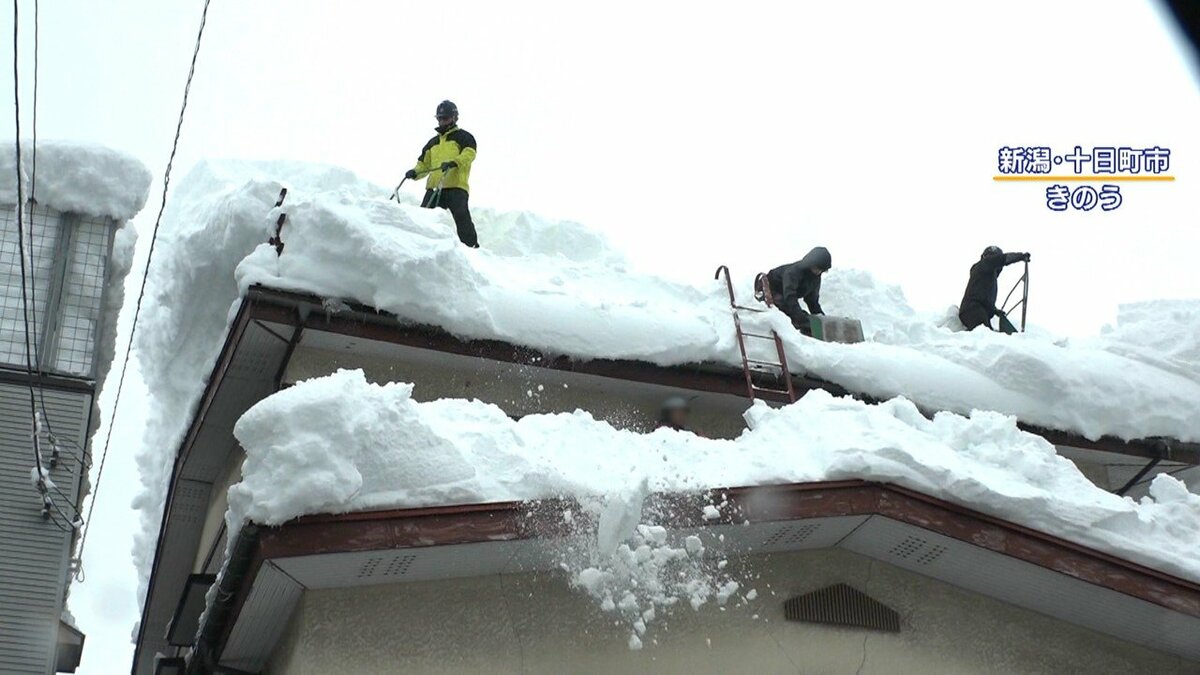 危険】雪の重みが原因か 家屋倒壊の瞬間 除雪中の事故相次ぐ…全国で